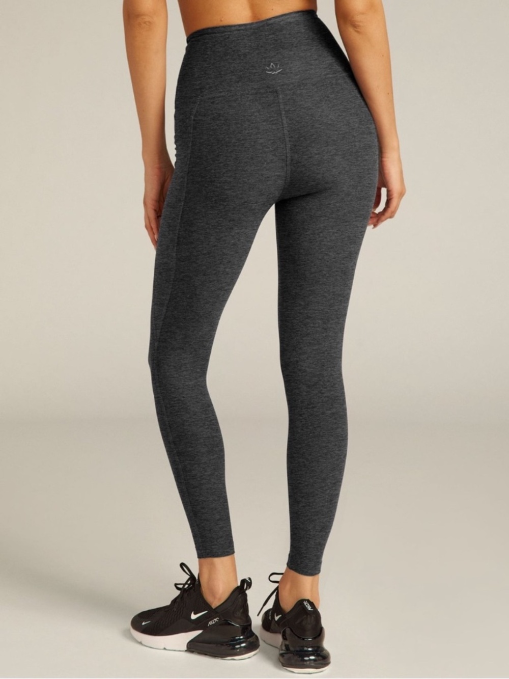 Beyond Yoga Spacedye Out Of Pocket High Waisted Leggings Darkest Night Large - Picture 5 of 16